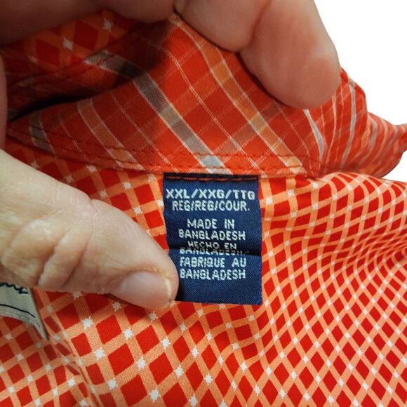 WRANGLER GEORGE STRAIT LONG SLEEVE BUTTON DOWN ONE POCKET SHIRT IN SIENNA CHECK - Picture 3 of 3